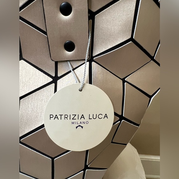 Patrizia Luca Geometric Black and Silver Tote Bag - Picture 2 of 7